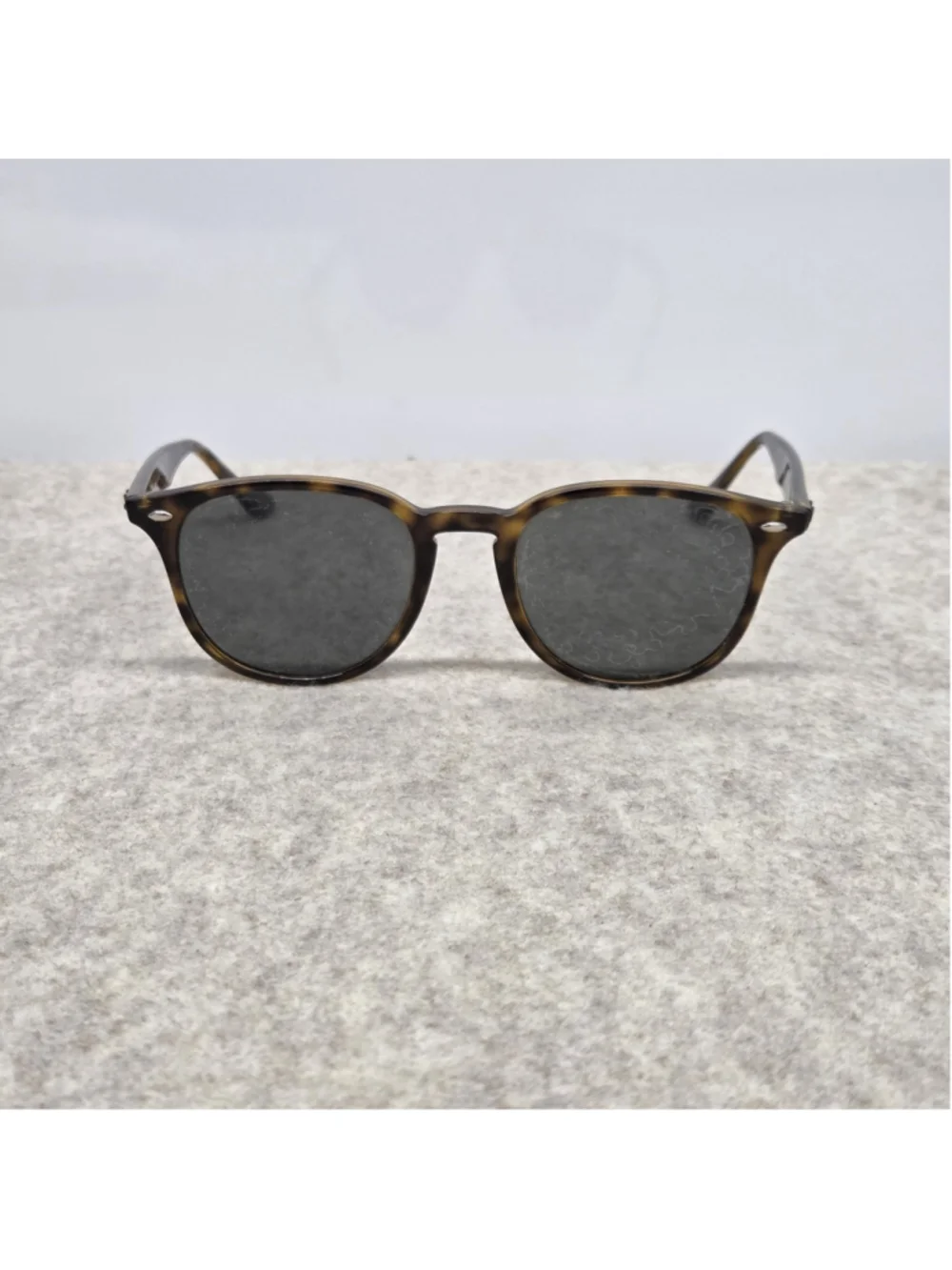Ray-Ban RB4259 710/73 Tortoise/Brown Lenses Round Sunglasses Italy FRAMES ONLY